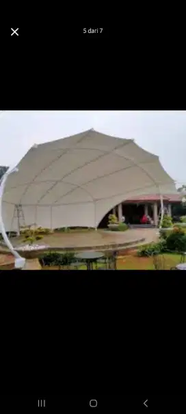 Pasang kanopi membrane II carport desain modern