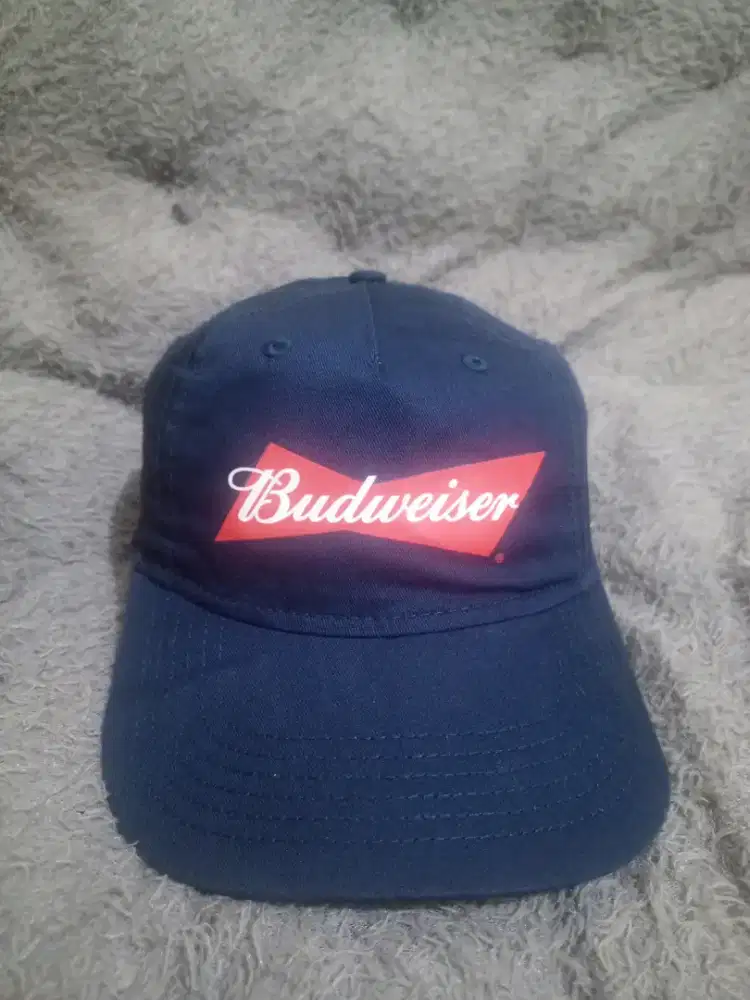 Topi budweiser navy original