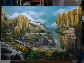 Lukisan Lanskap 40 x 60cm.