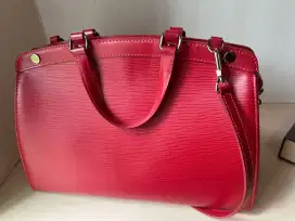 (Paket 1 Set) Louis Vuitton Epi Brea Leather Red Original Preloved