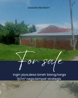 Tanah Strategis di Ingin Jaya, Aceh Besar – Investasi Menguntungkan!
