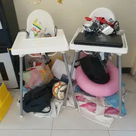 KURSI MAKAN BAYI ANAK BALITA IKEA FULL SET