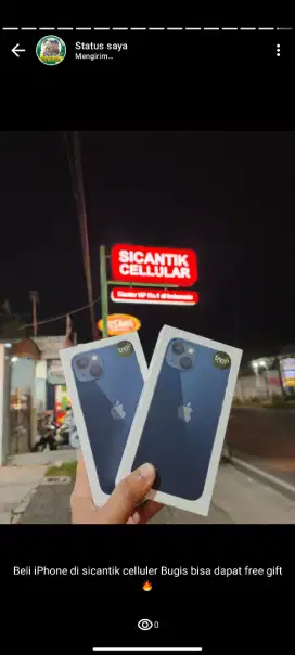 IPHONE 13 128 GARANSI IBOX