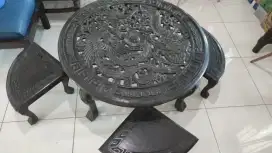 Meja Mandarin Bundar