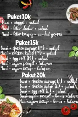 CATERING NASI BENTO 10 RIBU