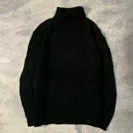 Fs turtleneck knit 3d cable gu size:XL