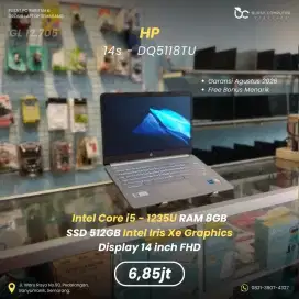 HP 14s-DQ5118TU | Core i5 1235U 8GB 512GB