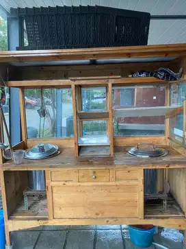 Dijual Cepat Gerobak 2 tungku / Gerobak Bakso / Gerobak Mie Ayam /