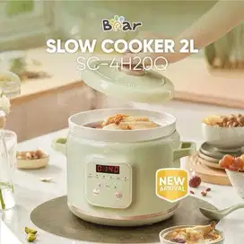 Bear Slow Cooker Ceramic 2L