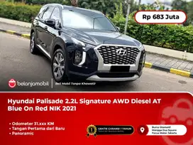 [PANORAMIC] Hyundai Palisade 2.2L Signature AWD Diesel AT Blue 2021
