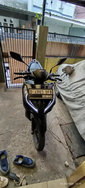 Vario 125  keyless Hitam mulus