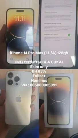 IPHONE 14 PRO MAX, JUAL CEPAT. COD AJA