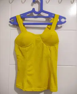 Preloved tanktop wanita cup bra