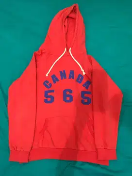 Hoodie Found Milano Italy Merah