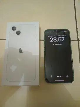 Iphone 13 inter white fullset 128gb like new
