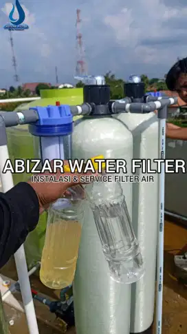 Penyaringan air dengan metode Modern.