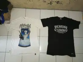 2 pcs kaos aftermoost like new banget