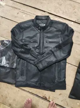 JAKET KULIT ASLI GARUT MODEL JAHITAN SULAM BAHAN KULIT ASLI SUPER