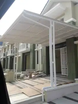 009 kanopi atap upvc alderon double layer