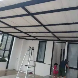 008 kanopi atap upvc alderon double layer