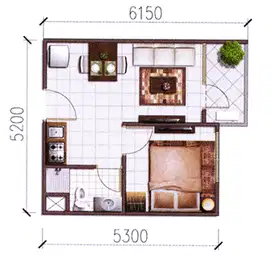 Apartment Sky Terrace (1 BR)