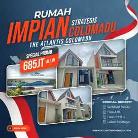 dijual rumah di solo 600jutaan colomadu dekat kampus ums