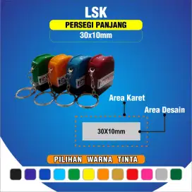 Stempel mini Gantungan Kunci