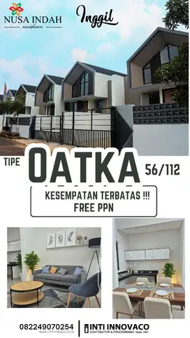 Rumah Estetik Siap huni , lokasi strategis tol borr 300m