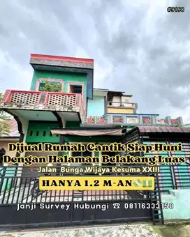 Dijual Rumah Siap Huni di Daerah Setiabudi Medan