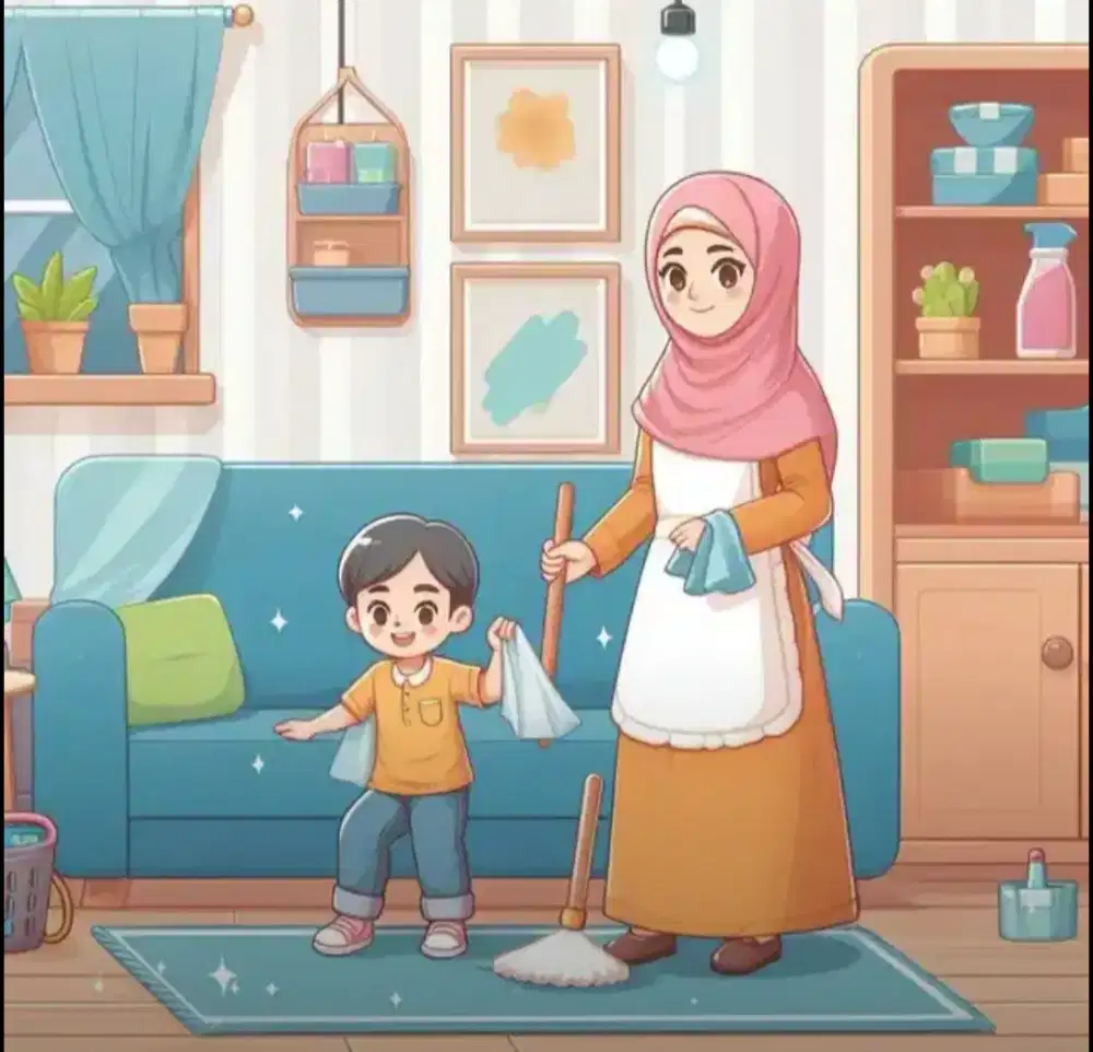 Loker ART menginap untuk beres2 dan ngasuh anak 4th cimahi utara