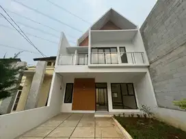 Rumah Desain Scandinavian di Rangkapanjaya Hunian Modern Nempel Tol