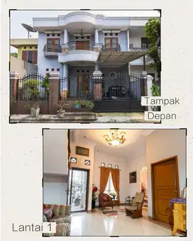 Rumah 3 lantai siap huni semi furnished SHM islamic village Tangerang