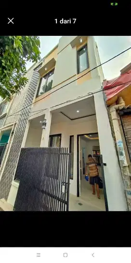 rumah murah akses motor dekat ke cempaka putih di  matraman