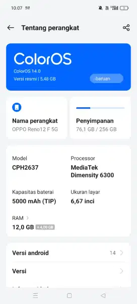 Oppo Reno 12F 5G Gress mulus