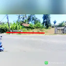 tanah pekarangan pinggir jalan utama sidoluhur godean