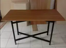 Meja lipat meja bongkar pasang meja bazar