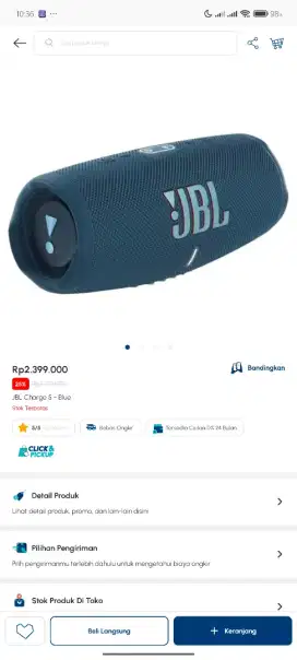 JBLCHARGE 5 blue