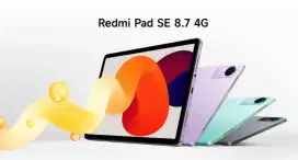 Murah new Redmi Pad SE 8,7in 4/128 grs resmi, bs kredit/bs TT