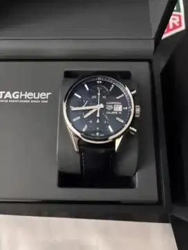 BNIB: Tag Heuer Carrera Calibre 16 Automatic, blue,41mm,leather strap
