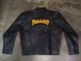 Jacket Leather Custom Thrasher