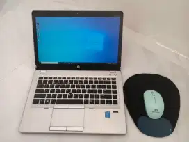 Laptop second HP 9480 i5 Gen4 ram 8gb/ssd 256gb Layar 14 inch