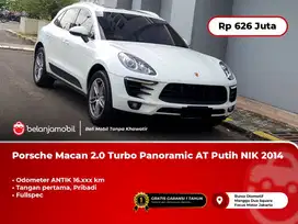 [KM ANTIK 16RB] Porsche Macan 2.0 Turbo Panoramic AT Putih 2014/2015