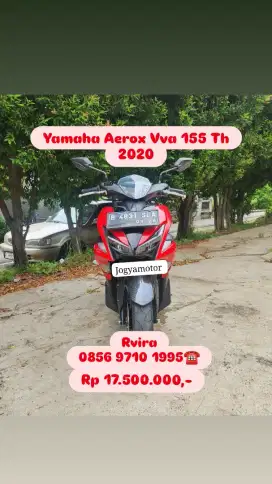 Yamaha aerox vva 155 th 2020 plat jaksel