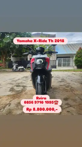 Yamaha X-ride Tahun 2018 plat jakpus