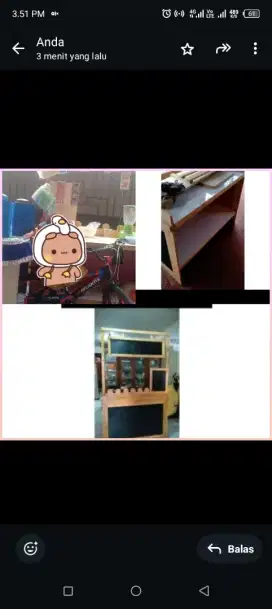 Dijual booth gerobak jualan