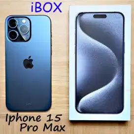 Jual BU iphone 15 promax 256 GB IBOX