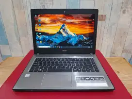 Laptop Desain Acer Aspire E5-476 Core i3 Gen 7 Ram 4 Ssd 128 + Hdd 500
