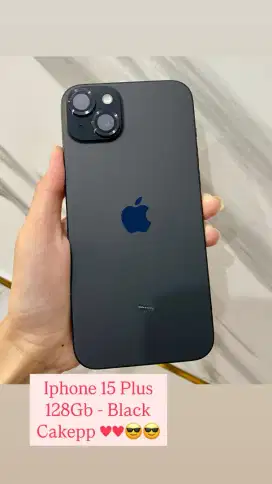 Iphone 15 plus 128gb black ibox
