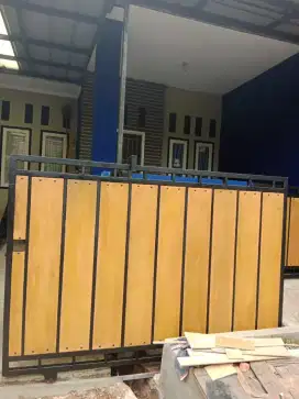 Pagar rumah GRC minimalis