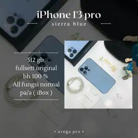 SECOND IPHONE 13 PRO 512GB SPACE SIERRA BLUE EX IBOX